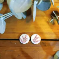 Blush Leaf Earrings Blush Leaf Earrings