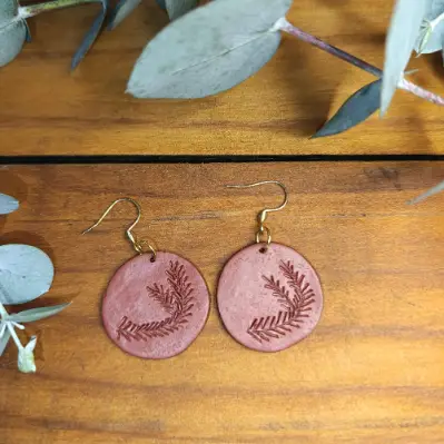 Ember Leaf Earrings Ember Leaf Earrings