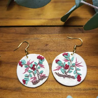 Floral Whimsy Earrings Floral Whimsy Earrings