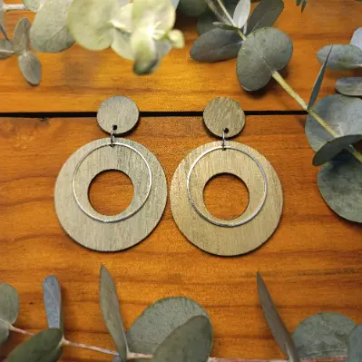 Timber Orbit Earrings