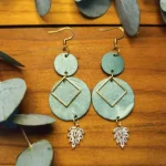 Emerald Crest Earrings