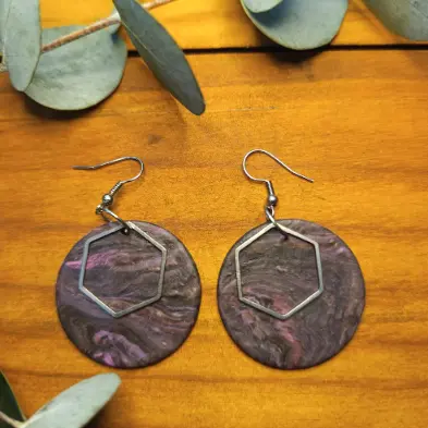 Eclipse Hex Earrings Eclipse Hex Earrings