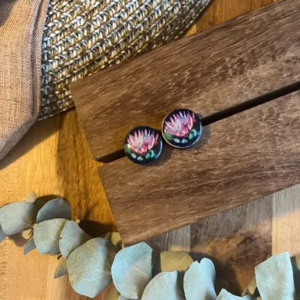 Large Protea Wooden Stud