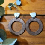 Marbled Timber Earrings