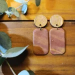 Rustwood Arc Earrings