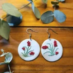 Scarlet Bloom Earrings